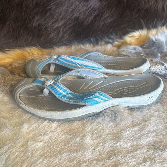 Keen Women's Blue and Gray Sandals 8.5 (BK1) - Picture 4 of 5
